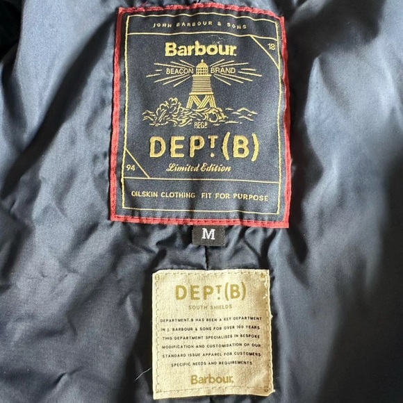 Barbour Dept B Quilted Military Jacket - Picture 7 of 16